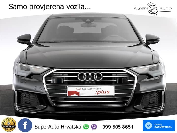 Audi A6 40 TDI quattro ultra S tronic 2x S line 204 KS, ACC+360+GR SJED+HEAD
