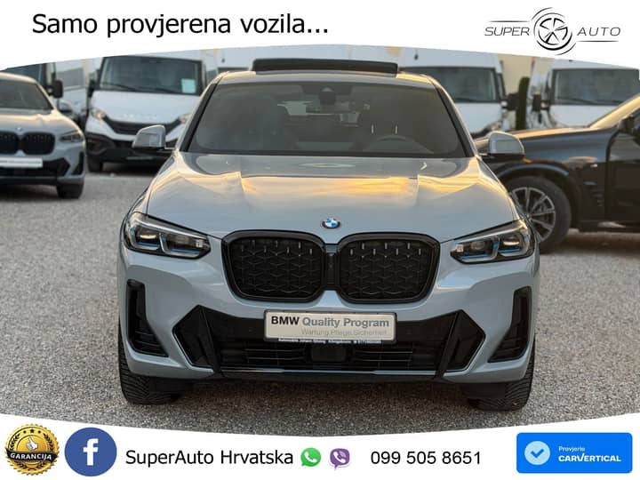 BMW X4 30d xDrive Aut. M Sport Shadow 286 KS, LED+ACC+PANO+GR SJED+VIRT+HEAD