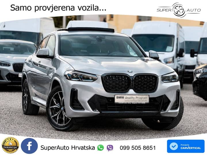 BMW X4 30d xDrive Aut. M Sport Shadow 286 KS, LED+ACC+PANO+GR SJED+VIRT+HEAD