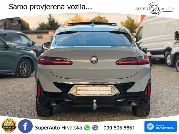 BMW X4 30d xDrive Aut. M Sport Shadow 286 KS, LED+ACC+PANO+GR SJED+VIRT+HEAD