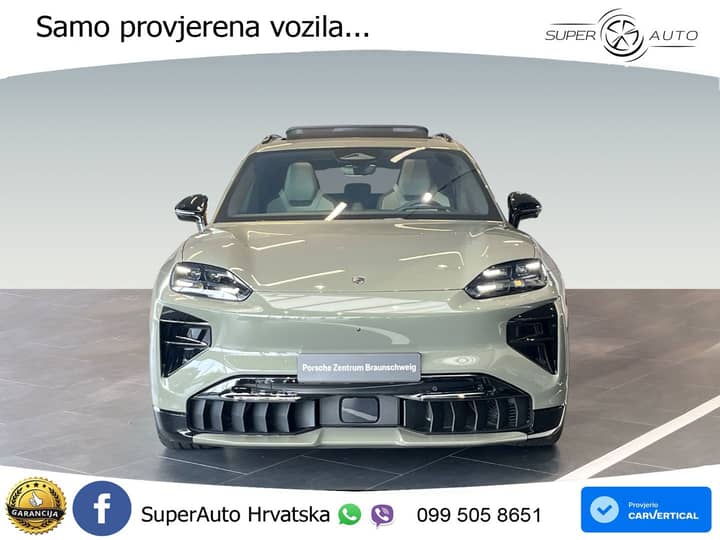 Porsche Cayenne Turbo Electric 1156 KS, PANO+ZRAČ+KAM+GR SJED+HEAD+ACC+KEY