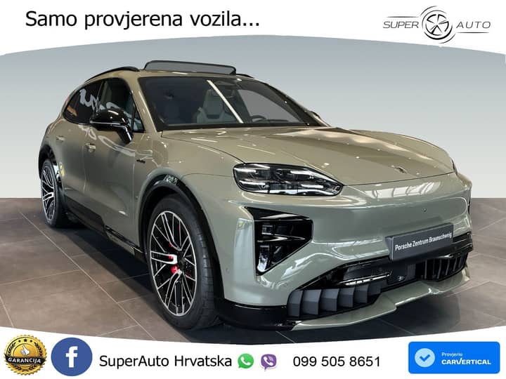 Porsche Cayenne Turbo Electric 1156 KS, PANO+ZRAČ+KAM+GR SJED+HEAD+ACC+KEY