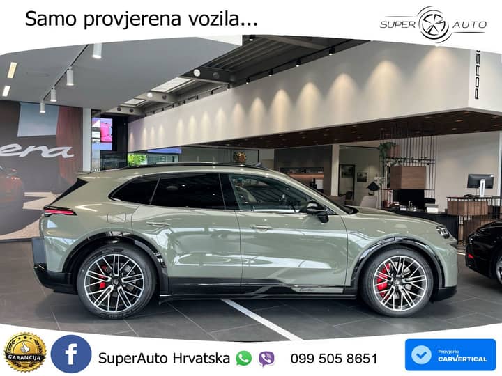 Porsche Cayenne Turbo Electric 1156 KS, PANO+ZRAČ+KAM+GR SJED+HEAD+ACC+KEY