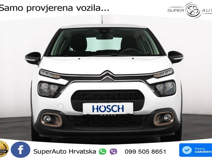 Citroen C3 1.2 PureTech 110 KS, LED+TEM+KLIMA+DAB