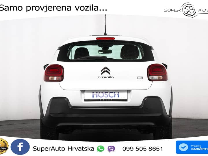 Citroen C3 1.2 PureTech 110 KS, LED+TEM+KLIMA+DAB
