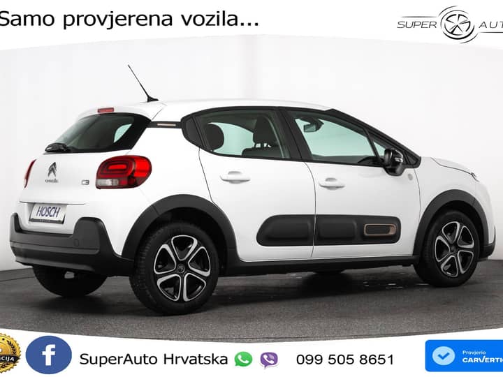 Citroen C3 1.2 PureTech 110 KS, LED+TEM+KLIMA+DAB