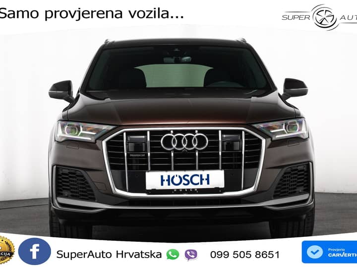 Audi Q7 55 TFSIe quattro tiptronic 2xS line 381 KS, LED+ACC+GR SJED+KAM+VIRT+PDC
