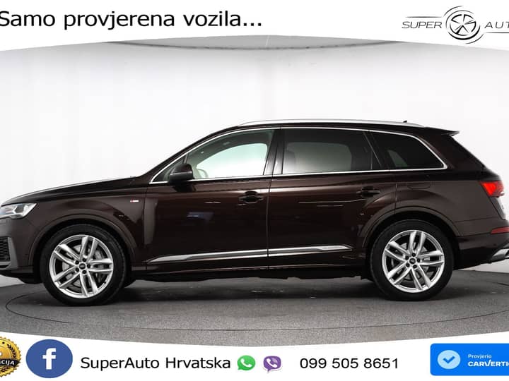 Audi Q7 55 TFSIe quattro tiptronic 2xS line 381 KS, LED+ACC+GR SJED+KAM+VIRT+PDC