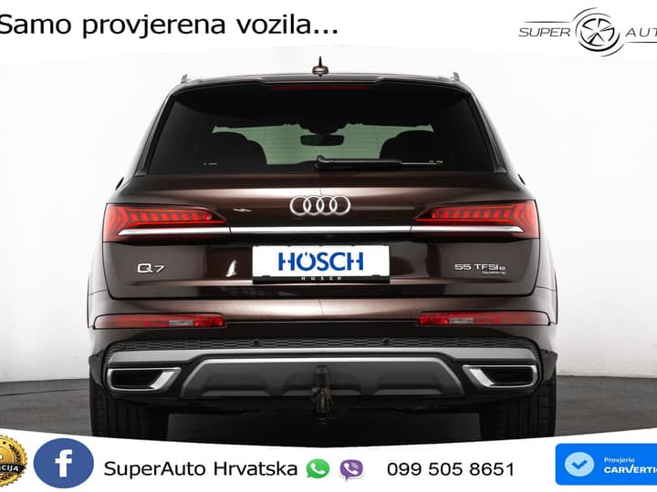 Audi Q7 55 TFSIe quattro tiptronic 2xS line 381 KS, LED+ACC+GR SJED+KAM+VIRT+PDC