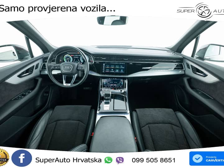 Audi Q7 55 TFSIe quattro tiptronic 2xS line 381 KS, LED+ACC+GR SJED+KAM+VIRT+PDC