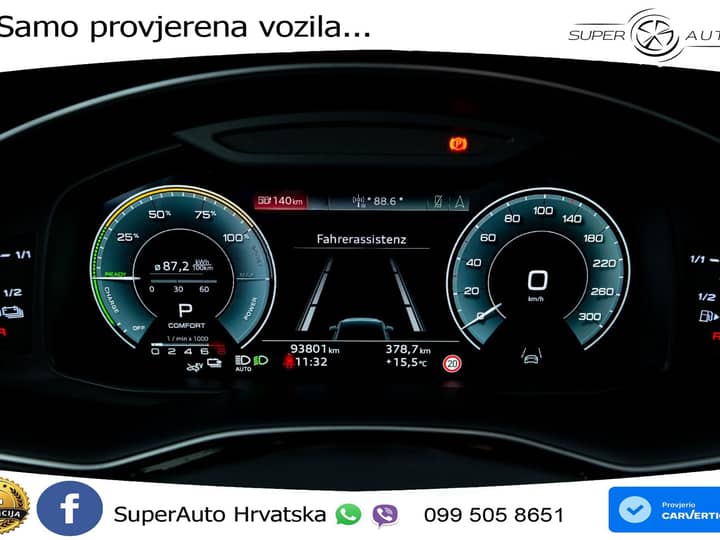 Audi Q7 55 TFSIe quattro tiptronic 2xS line 381 KS, LED+ACC+GR SJED+KAM+VIRT+PDC