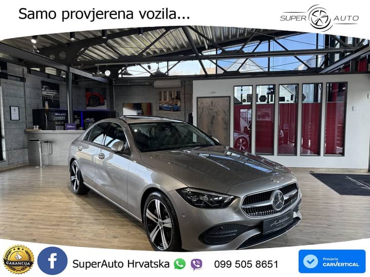 Mercedes C 200 Aut. Avantgarde 204 KS, ACC+KAM+GR SJED+VIRT+LANE
