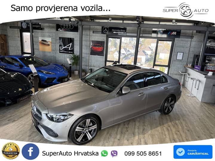 Mercedes C 200 Aut. Avantgarde 204 KS, ACC+KAM+GR SJED+VIRT+LANE