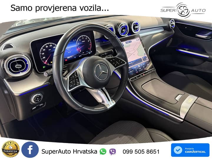 Mercedes C 200 Aut. Avantgarde 204 KS, ACC+KAM+GR SJED+VIRT+LANE