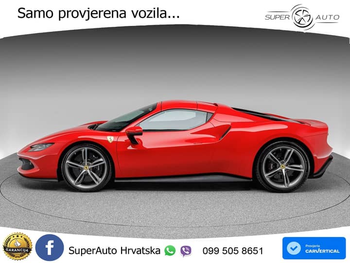 Ferrari 296 GTS 3.0 V6 PHEV Aut. 830 KS, LED+KAM+GR SJED+HEAD+VIRT