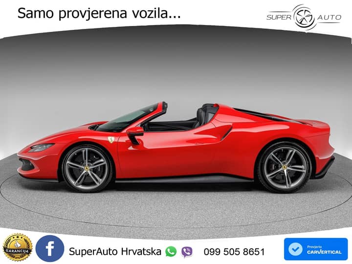 Ferrari 296 GTS 3.0 V6 PHEV Aut. 830 KS, LED+KAM+GR SJED+HEAD+VIRT
