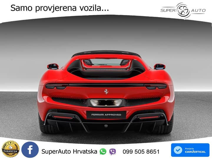 Ferrari 296 GTS 3.0 V6 PHEV Aut. 830 KS, LED+KAM+GR SJED+HEAD+VIRT