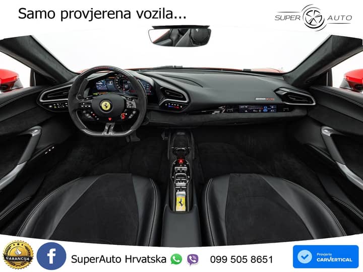 Ferrari 296 GTS 3.0 V6 PHEV Aut. 830 KS, LED+KAM+GR SJED+HEAD+VIRT