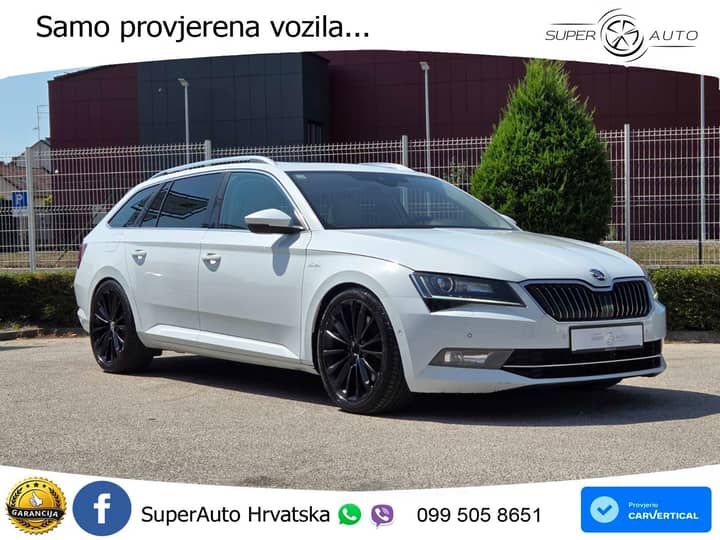 Škoda Superb Combi 2.0 TSI 4x4 DSG Laurin&Klement 280 KS, PANO+GR SJED+TEM