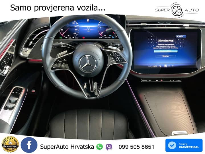 Mercedes E 450d 4M Aut. Avantgarde 367 KS, PANO+360+ACC+GR SJED+KEY+VIRT+LANE