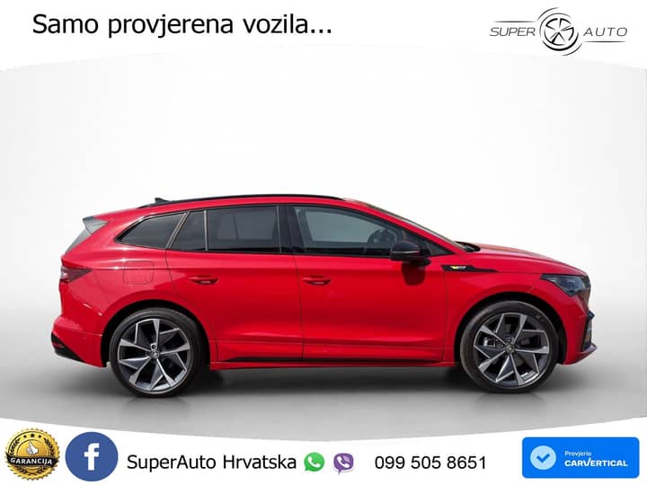Škoda Enyaq iV Aut. RS Suite 299 KS, PANO+360+ACC+GR SJED+HEAD+KEY+LANE
