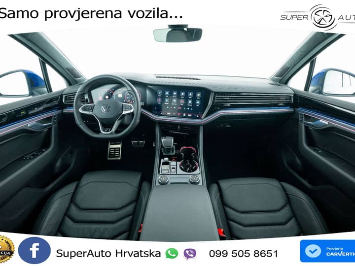 VW Touareg 3.0 V6 TDI 4M Aut. R-Line 231 KS, ZRAČNI+ACC+KAM+4xGR SJED+HEAD+VIRT