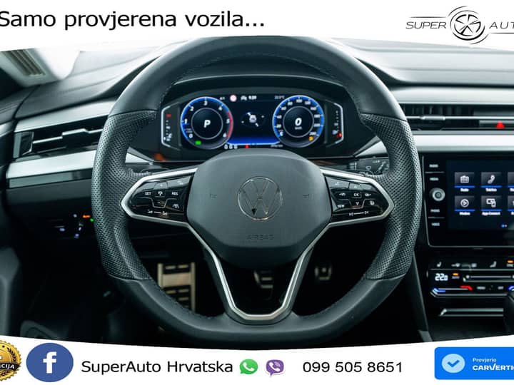 VW Arteon SB 2.0 TDI DSG Elegance 150 KS, ACC+KAM+GR SJED+VIRT+NAVI