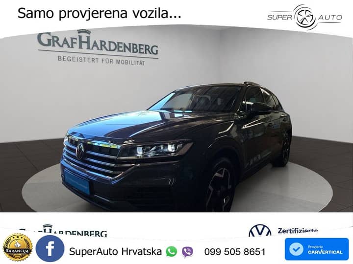 VW Touareg 3.0 TDI V6 4M Aut. 231 KS, ZRAČNI+ACC+GR SJED+KAM+PDC