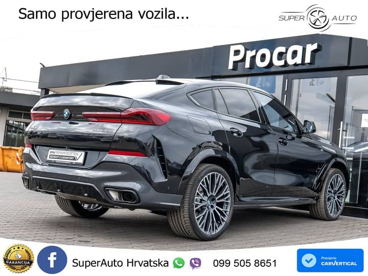 BMW X6 40d xDrive Steptronic M Sport 340 KS, LED+ACC+4xGR SJED+360+PANO