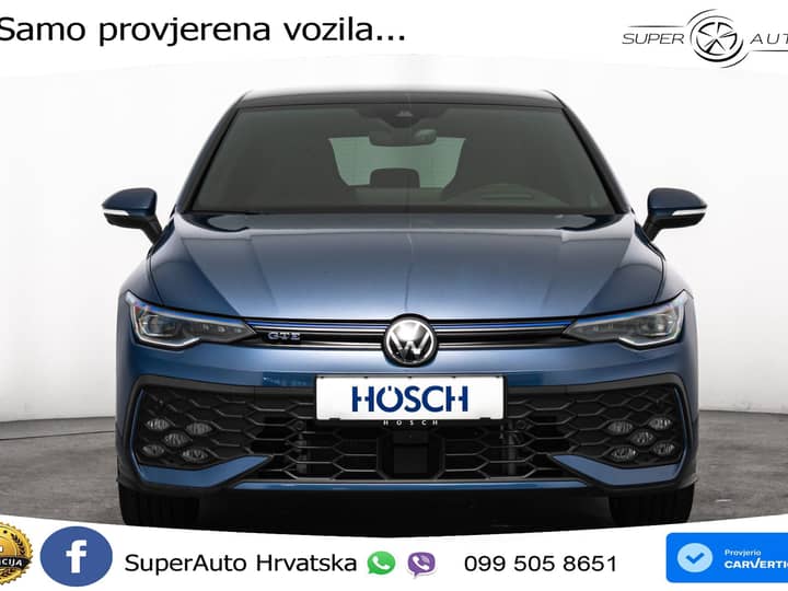 VW Golf 8 GTE 1.5 DSG 272 KS, MATRIX+ACC+GR SJED+360+VIRT