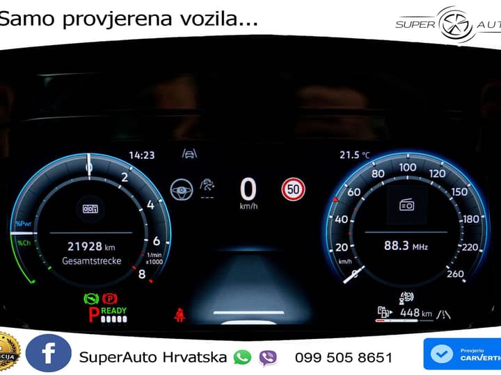 VW Golf 8 GTE 1.5 DSG 272 KS, MATRIX+ACC+GR SJED+360+VIRT