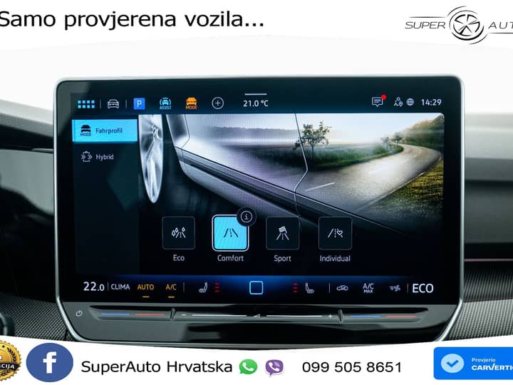 VW Golf 8 GTE 1.5 DSG 272 KS, MATRIX+ACC+GR SJED+360+VIRT