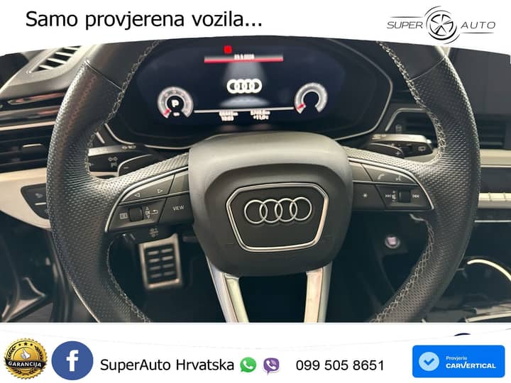 Audi A4 Avant 40 TDI quattro Aut. S line 204 KS, LED+360+GR SJED+VIRT+ASIST