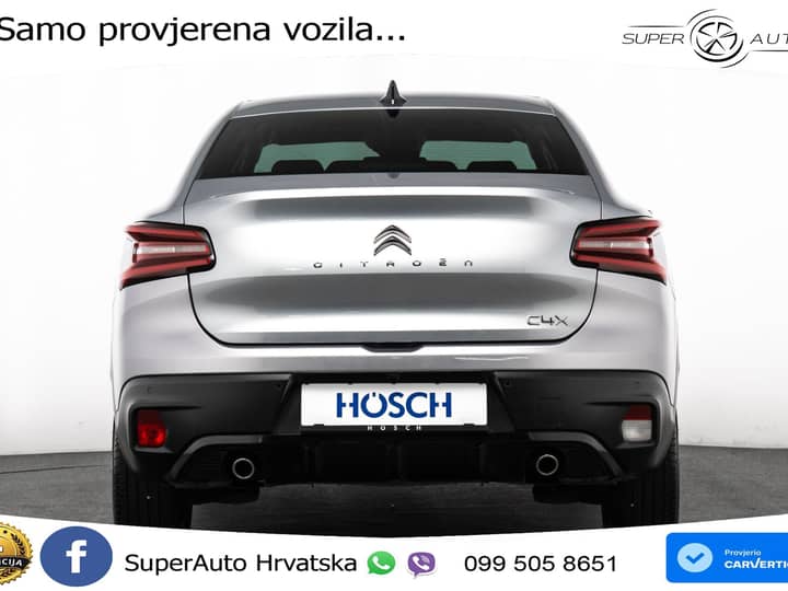 Citroen C4 X 1.2 PureTech Aut. Max 131 KS, LED+ACC+HEAD+PANO+KAM+VIRT+PDC
