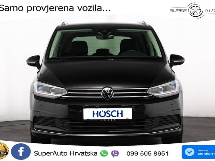 VW Touran 1.5 TSI DSG Comfortline 150 KS, 7-SJED+LED+ACC+GR SJED+VIRT+PDC+ASIST