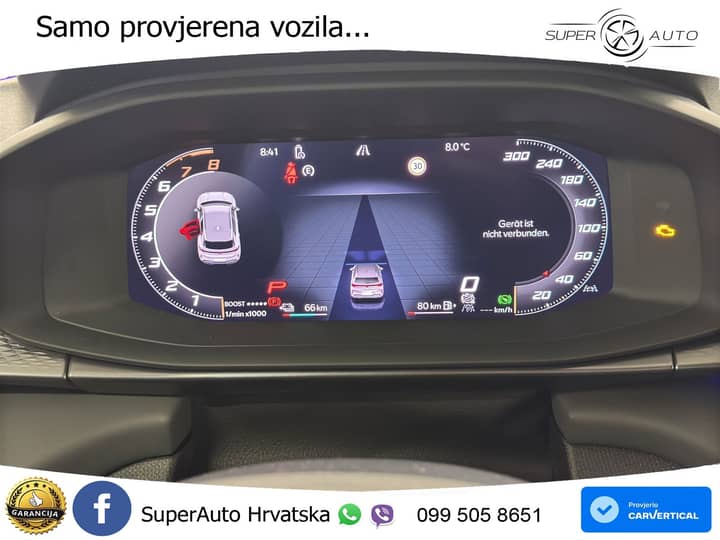 Cupra Terramar 1.5 eTSI DSG 204 KS, 360+ACC+KEY+GR SJED+HEAD+VIRT+LANE