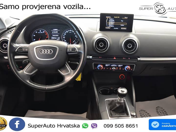 Audi A3 1.2 TFSI Attraction 110 KS, XENON+TEM+GR SJED+PDC+KLIMA