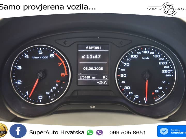 Audi A3 1.2 TFSI Attraction 110 KS, XENON+TEM+GR SJED+PDC+KLIMA