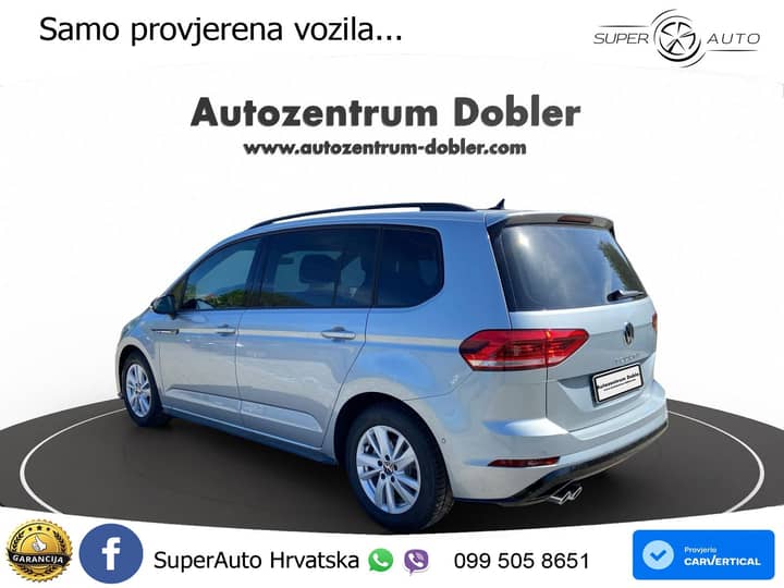 VW Touran 2.0 TDI DSG R-Line 150 KS, 7-SJED+LED+ACC+GR SJED+VIRT+KAM