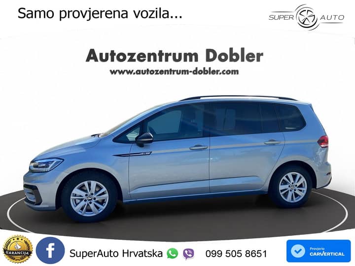 VW Touran 2.0 TDI DSG R-Line 150 KS, 7-SJED+LED+ACC+GR SJED+VIRT+KAM