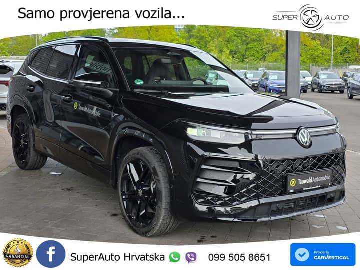 VW Tayron 2.0 TSI 4M DSG R-Line 265 KS, 7-SJED+LED+ACC+GR SJED+PANO+360