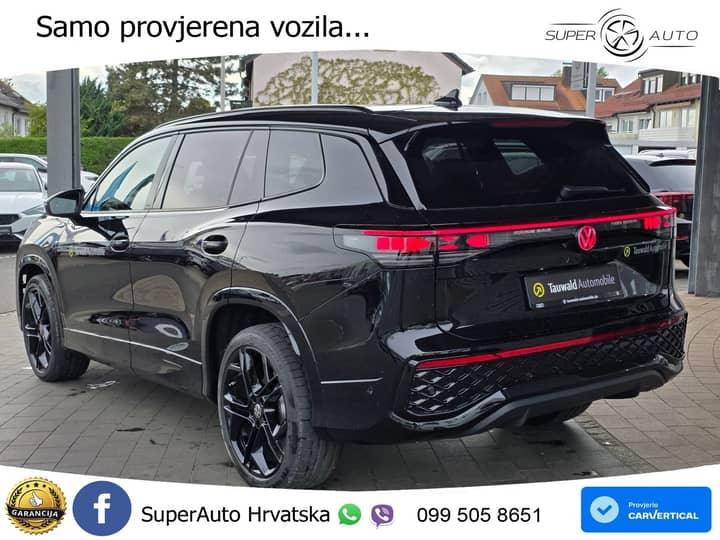 VW Tayron 2.0 TSI 4M DSG R-Line 265 KS, 7-SJED+LED+ACC+GR SJED+PANO+360