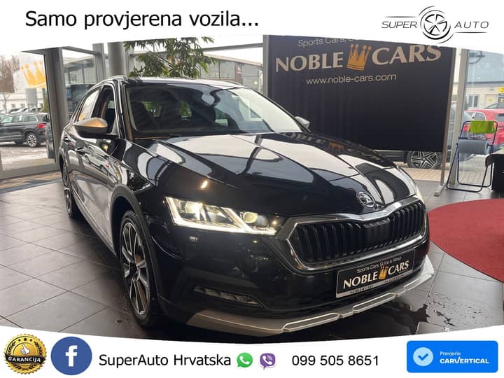 Škoda Octavia Combi 2.0 TDI 4x4 DSG Scout 200 KS, ACC+KAM+LED+GR SJED+HEAD+ASIST