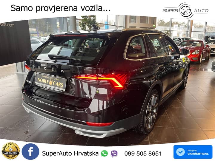 Škoda Octavia Combi 2.0 TDI 4x4 DSG Scout 200 KS, ACC+KAM+LED+GR SJED+HEAD+ASIST