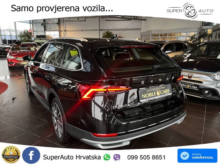 Škoda Octavia Combi 2.0 TDI 4x4 DSG Scout 200 KS, ACC+KAM+LED+GR SJED+HEAD+ASIST