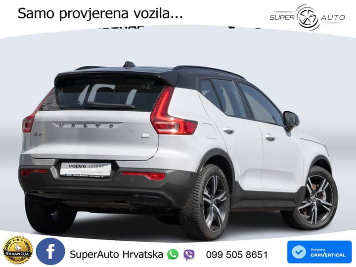 Volvo XC40 1.5 T2 Aut. R Design Recharge 129 KS, ZRAČ+PANO+KAM+GR SJED+KEY+VIRT