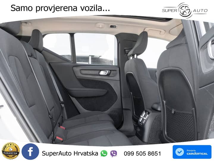 Volvo XC40 1.5 T2 Aut. R Design Recharge 129 KS, ZRAČ+PANO+KAM+GR SJED+KEY+VIRT