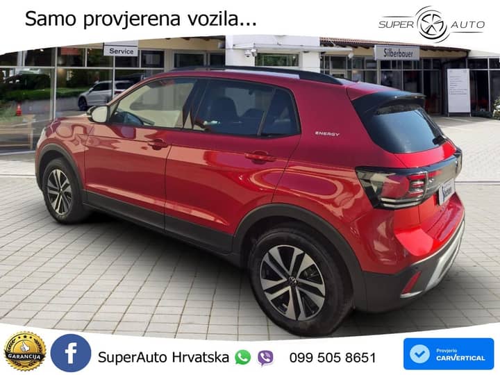 VW T-Cross 1.5 TSI DSG Energy 150 KS, LED+ACC+VIRT+GR SJED+KAM+PARK