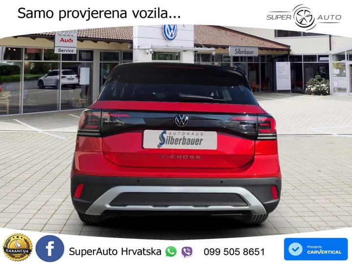 VW T-Cross 1.5 TSI DSG Energy 150 KS, LED+ACC+VIRT+GR SJED+KAM+PARK