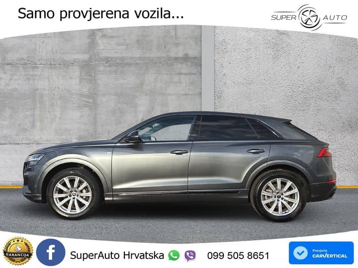 Audi Q8 50 TDI V6 quattro tiptronic S Line 286 KS, ZRAČNI+ACC+GR SJED+360+MATRIX